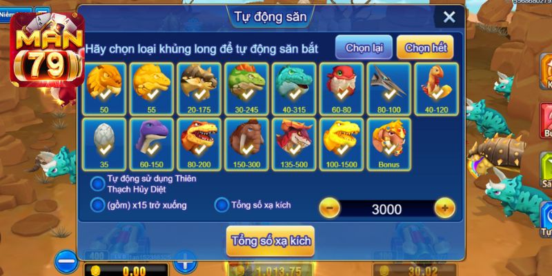 Khám phá tất cả các loài sinh vật trong game Săn Khủng Long